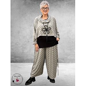 AKH Broek Frostina Grijs Ruit